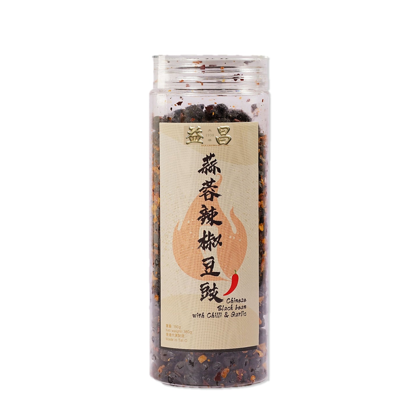 Tai O Yick Cheong Ho - Chinese Black Bean with Chili & Galic (180g)